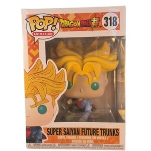 Funko × Dragon Ball Z SUPER SAIYAN FUTURE TRUNKS POPVinyl Figure- Yellow & Blue.